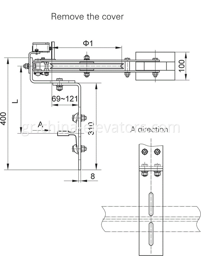 Bi-directional MRL Elevator Overspeed Governors OSR-UD-WXS